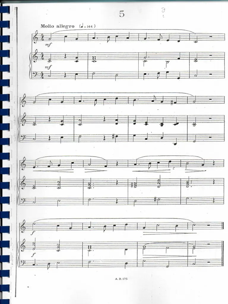 Vocal Study น.5 | PDF