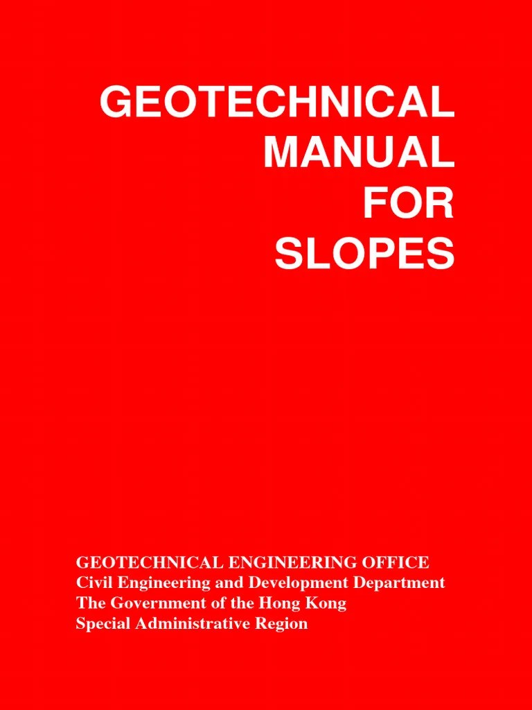 Geotechnical Manual For Slopes 2011 Hong Kong | PDF | Granite | Geology