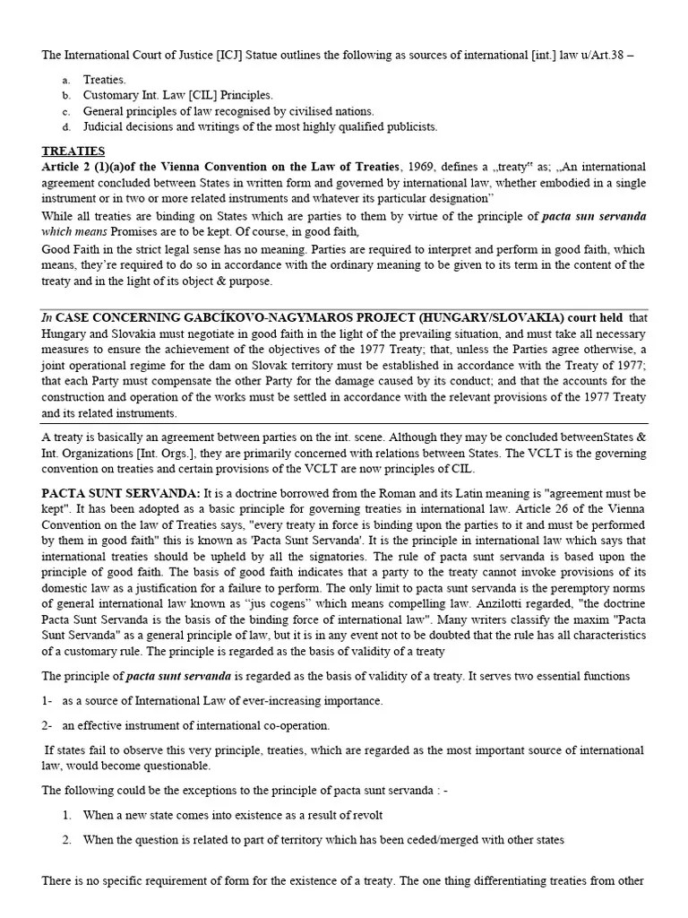 TREATIES | PDF | Treaty | Ratification