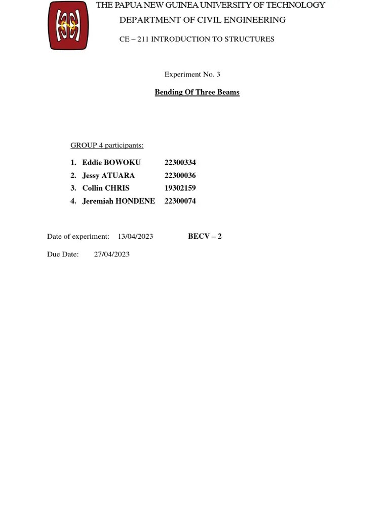 Bending Of Three Beams | PDF | Bending | Beam (Structure)
