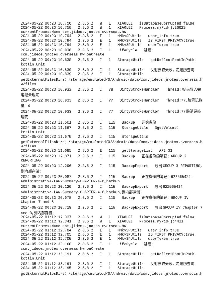 2024-05-22_78289919_log | PDF | Backup | Security