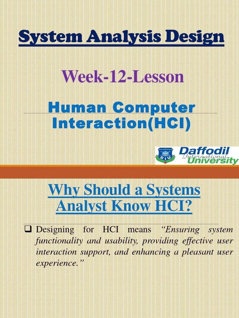WK-12-Human Computer Interaction(HCI) | PDF | Usability | Human ...