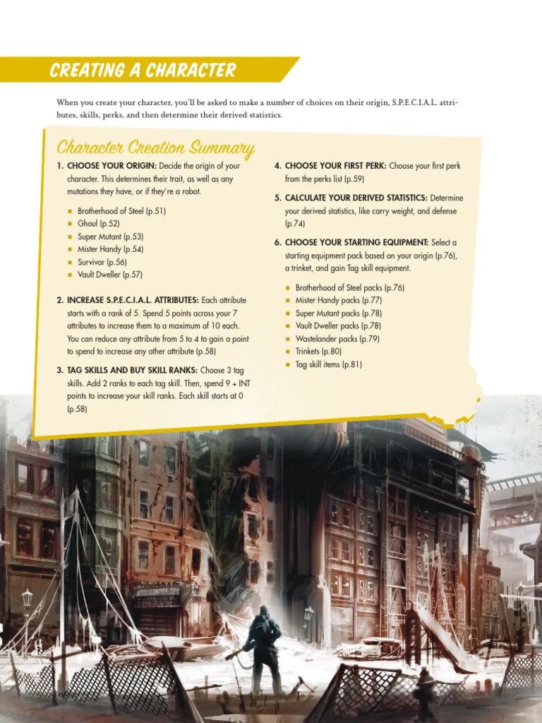 Fallout 2d20 Origin Compilation | PDF