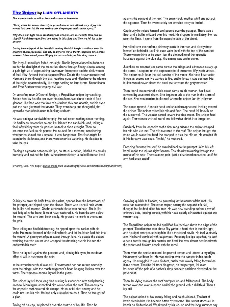 The Sniper | PDF | Flight