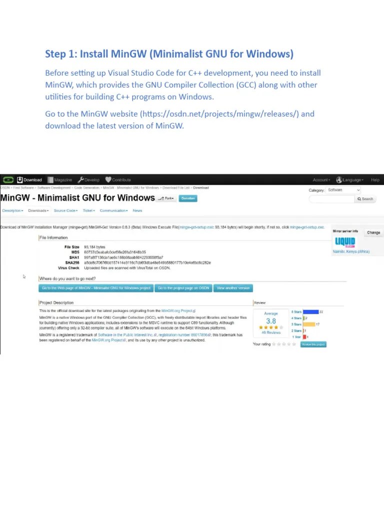 OOP Assigment 1 (How To Install VS Code) | PDF