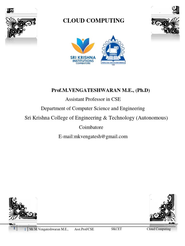 Cloud Computing Notes | PDF | Cloud Computing | Parallel Computing