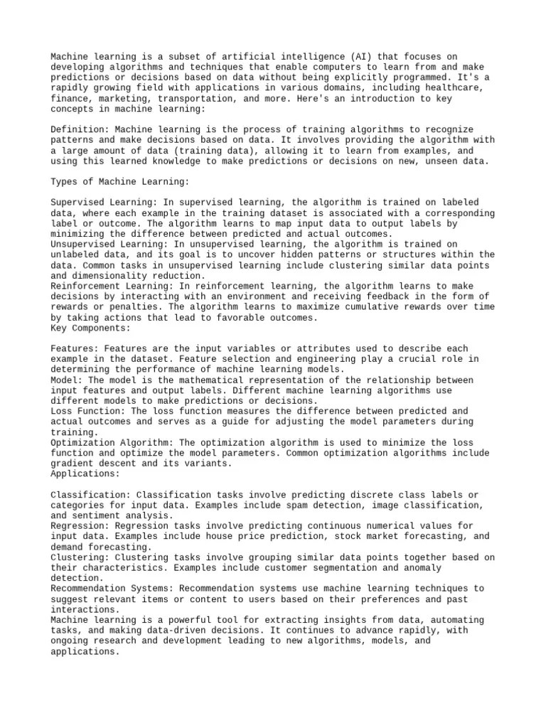 Machine Learning | PDF | Machine Learning | Statistical Classification