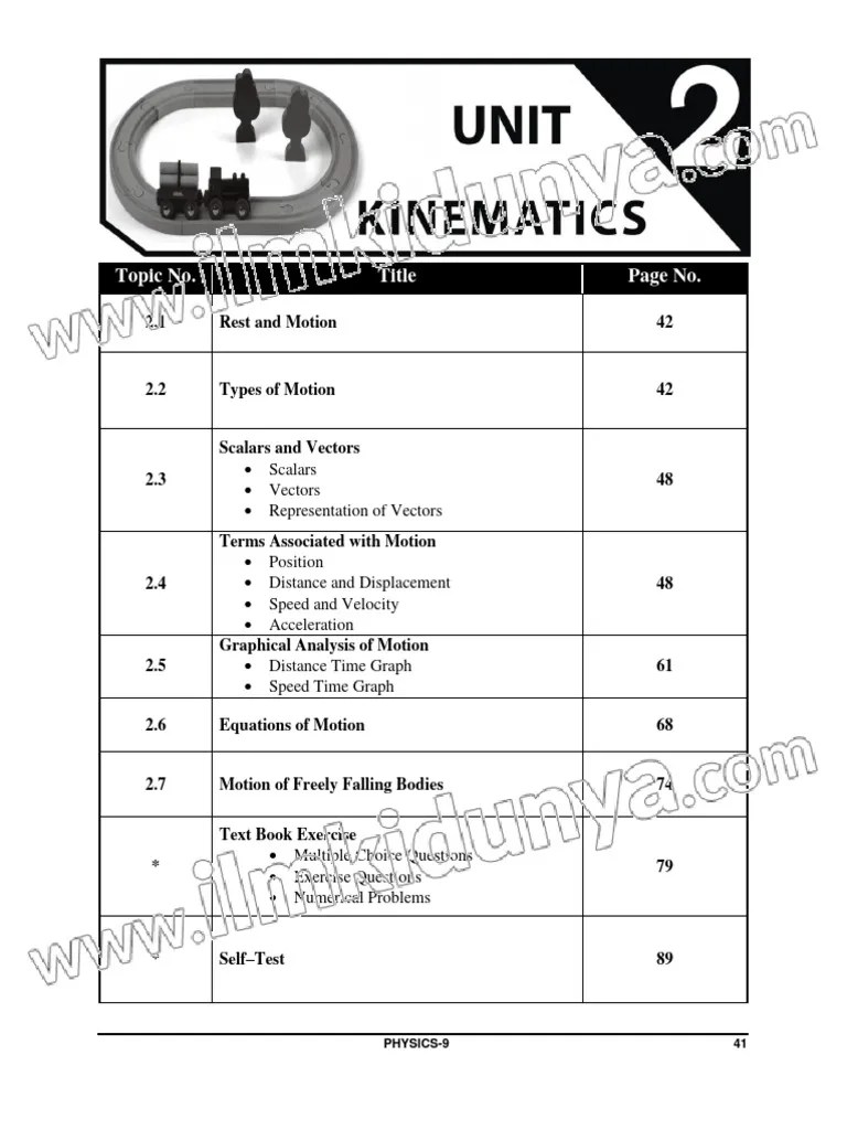 9th Class Physics Notes 2024 Ch 2 | PDF | Acceleration | Velocity