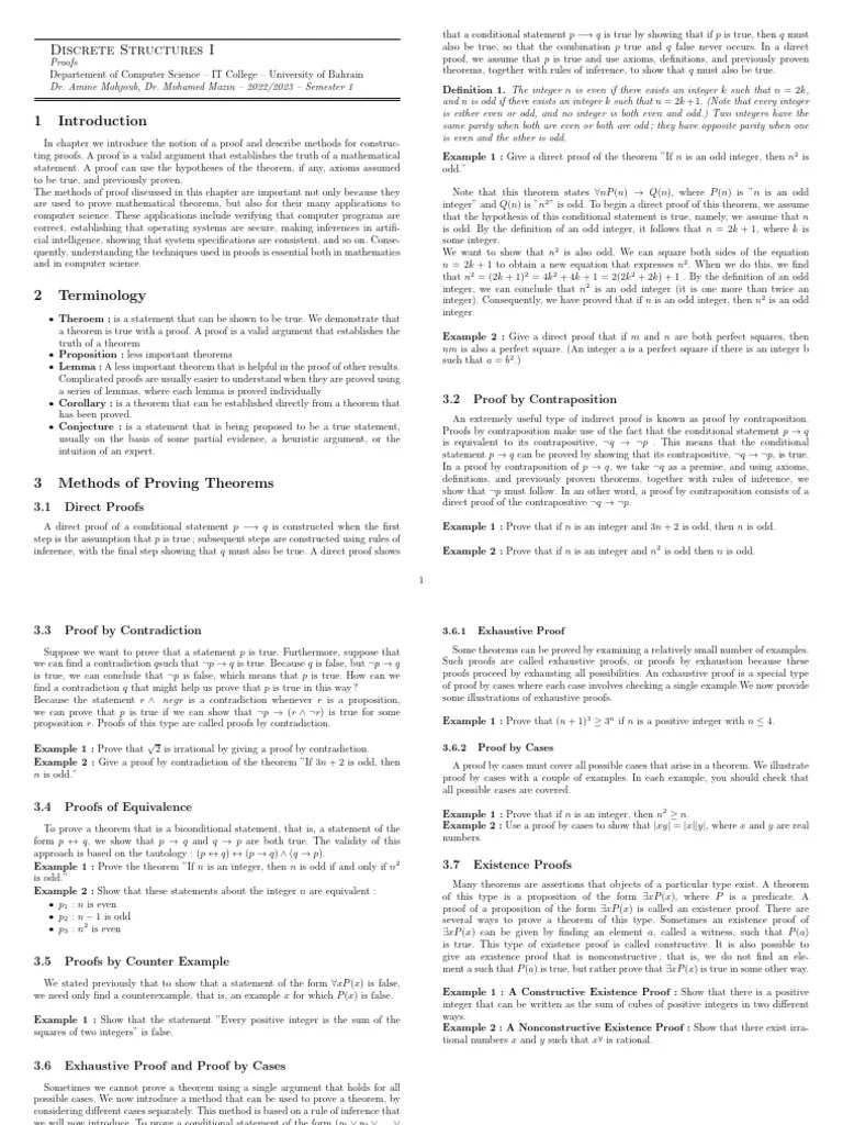 Chap4 Proofs | PDF | Mathematical Proof | Theorem