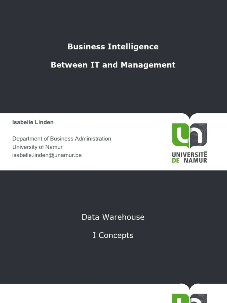 03a Data Warehouse Intro | PDF | Data Warehouse | Business Intelligence