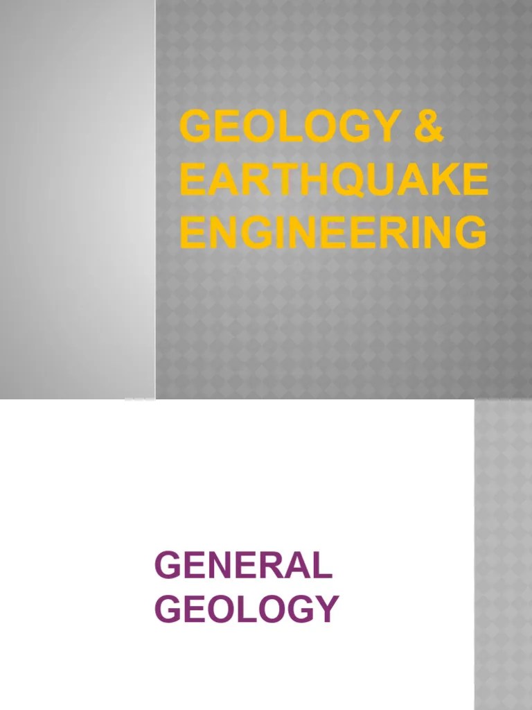 Lecture # 2 Introduction To Geology | PDF | Plate Tectonics | Geology