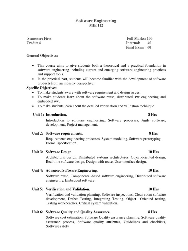 Software Engineering | PDF | Software Engineering | Software