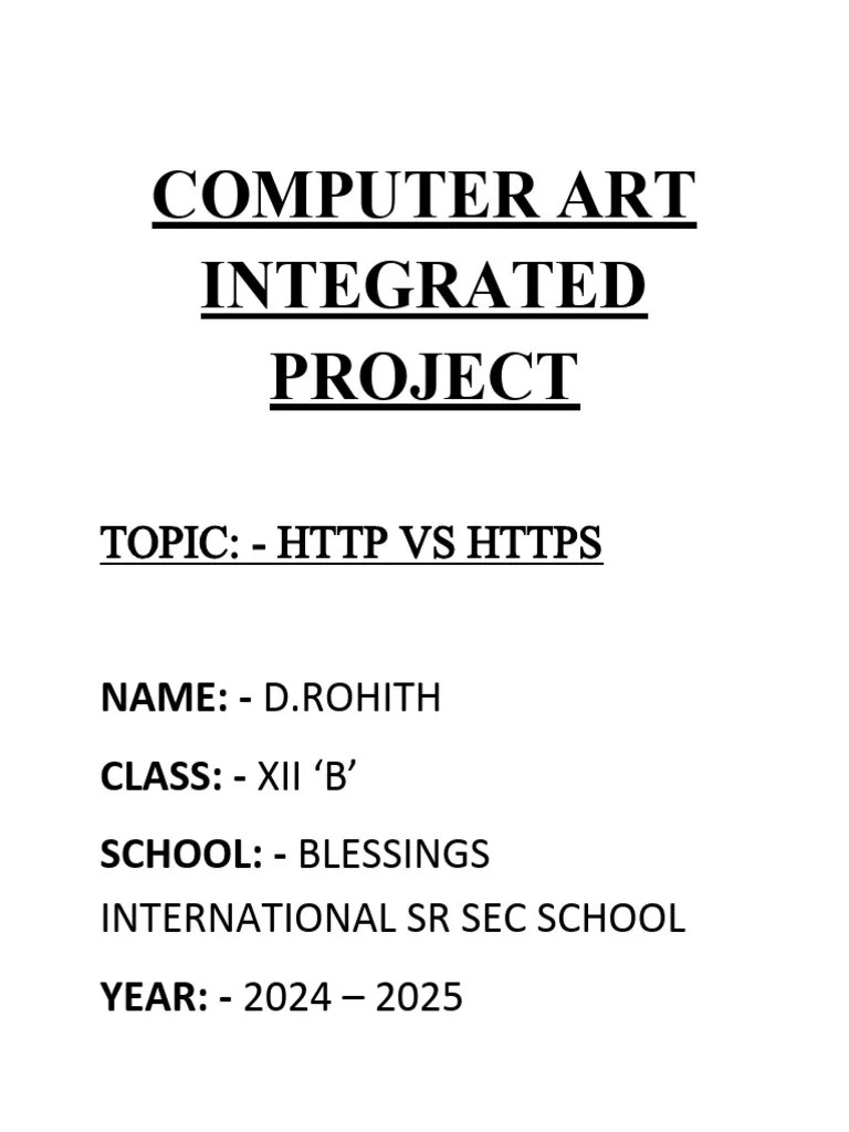 HTTP VS HTTPS | PDF | Transport Layer Security | World Wide Web