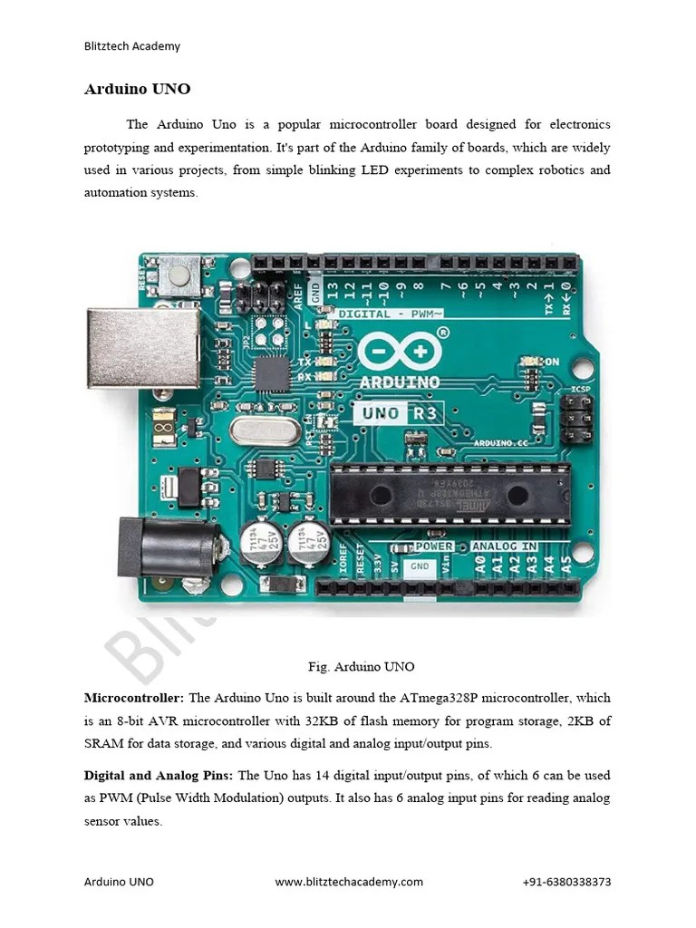 Arduino UNO | PDF | Arduino | Microcontroller