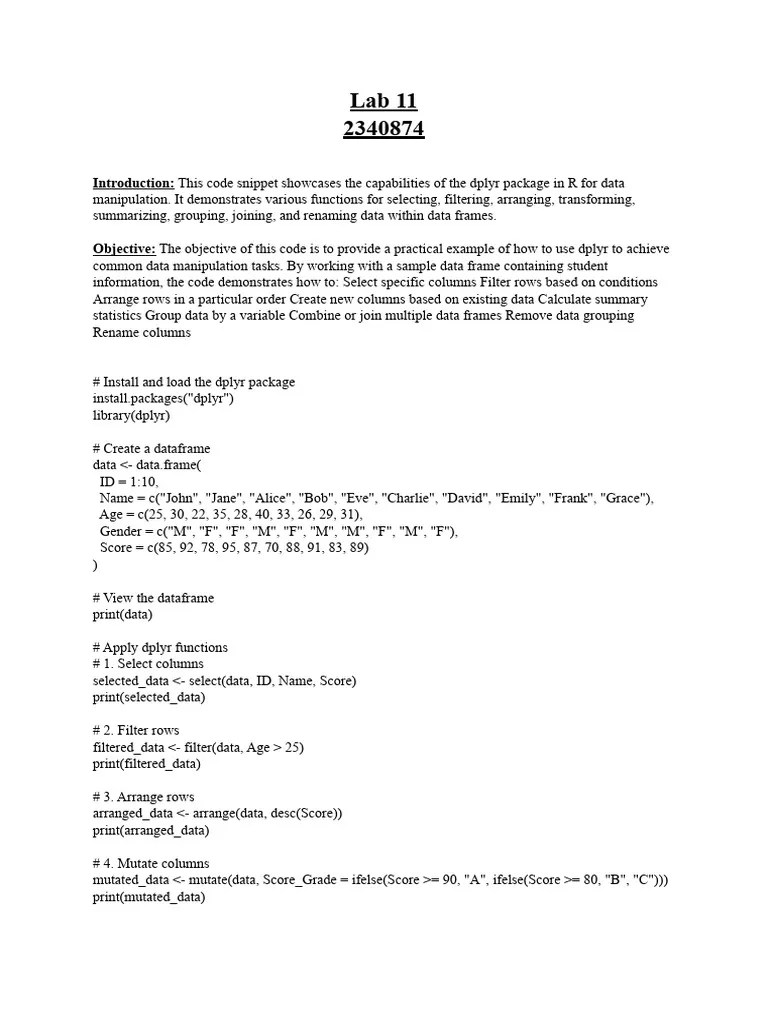 Lab11 | PDF | Computer Programming | Computing