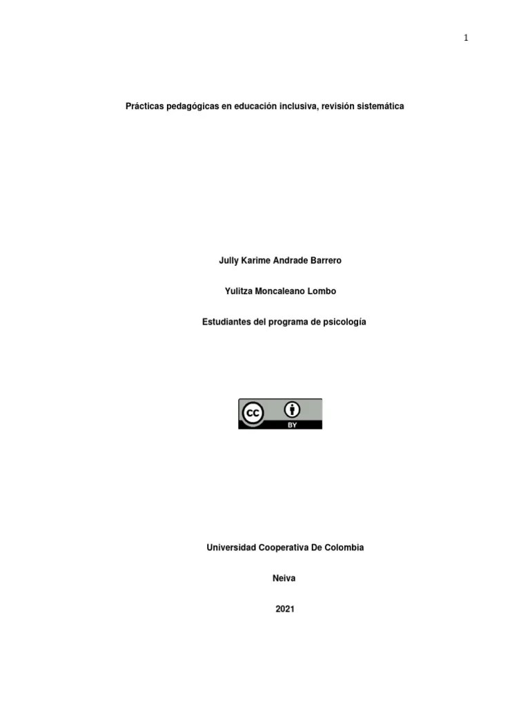 2021 Practicas Educacion Inclusiva | PDF | Inclusión (Educación) | Aprendizaje