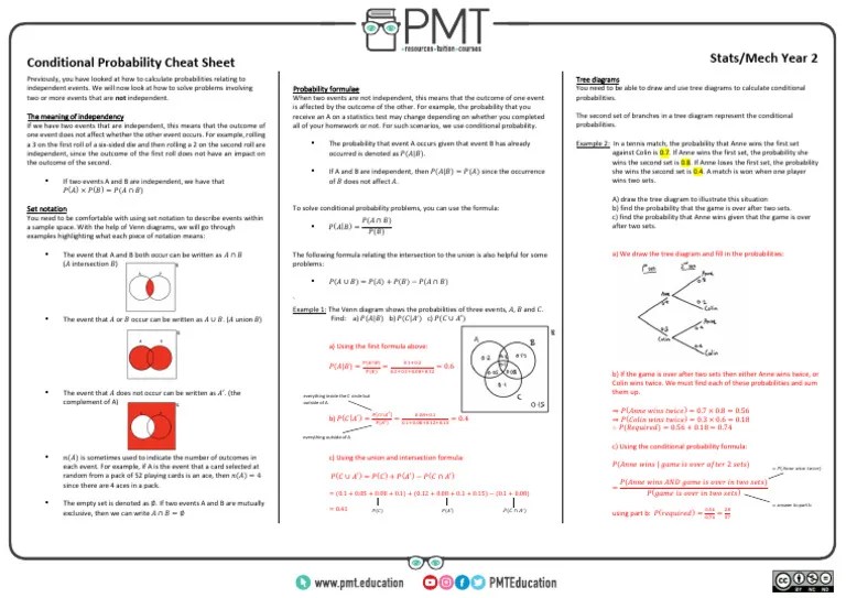 Conditional Probability | PDF | Probability | Applied Mathematics
