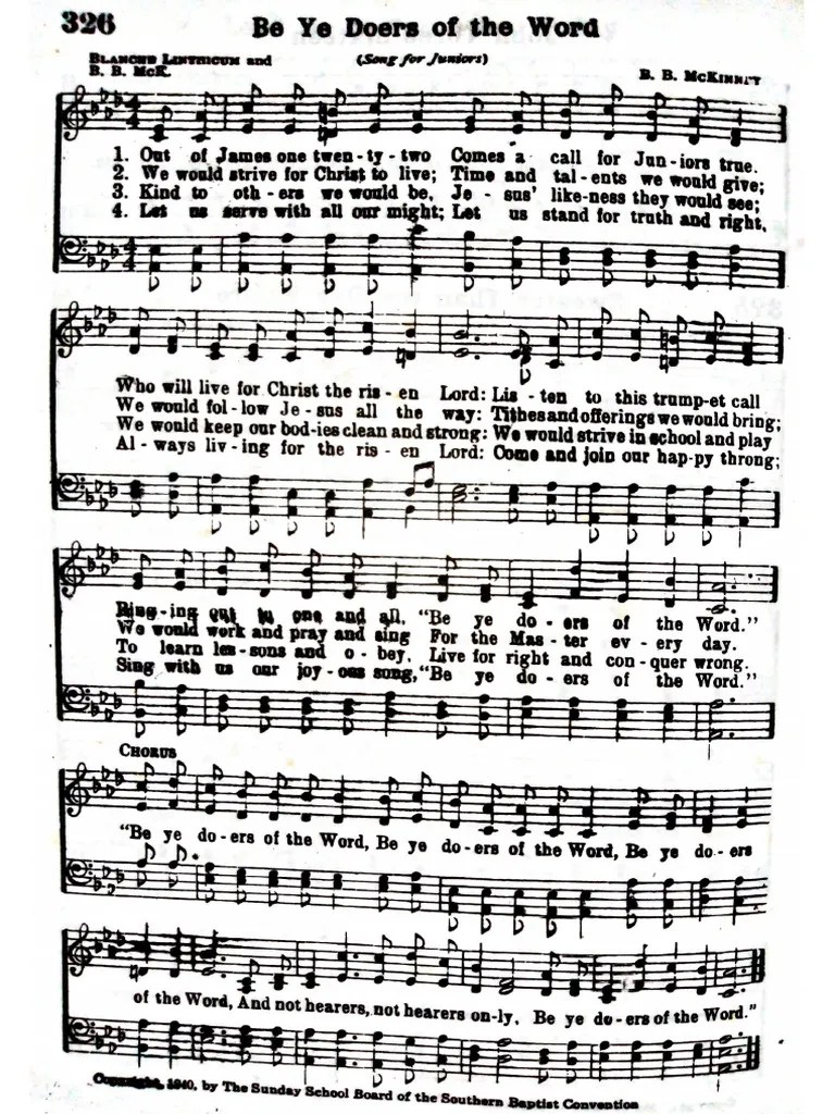 Be Ye Doers PF The Word | PDF