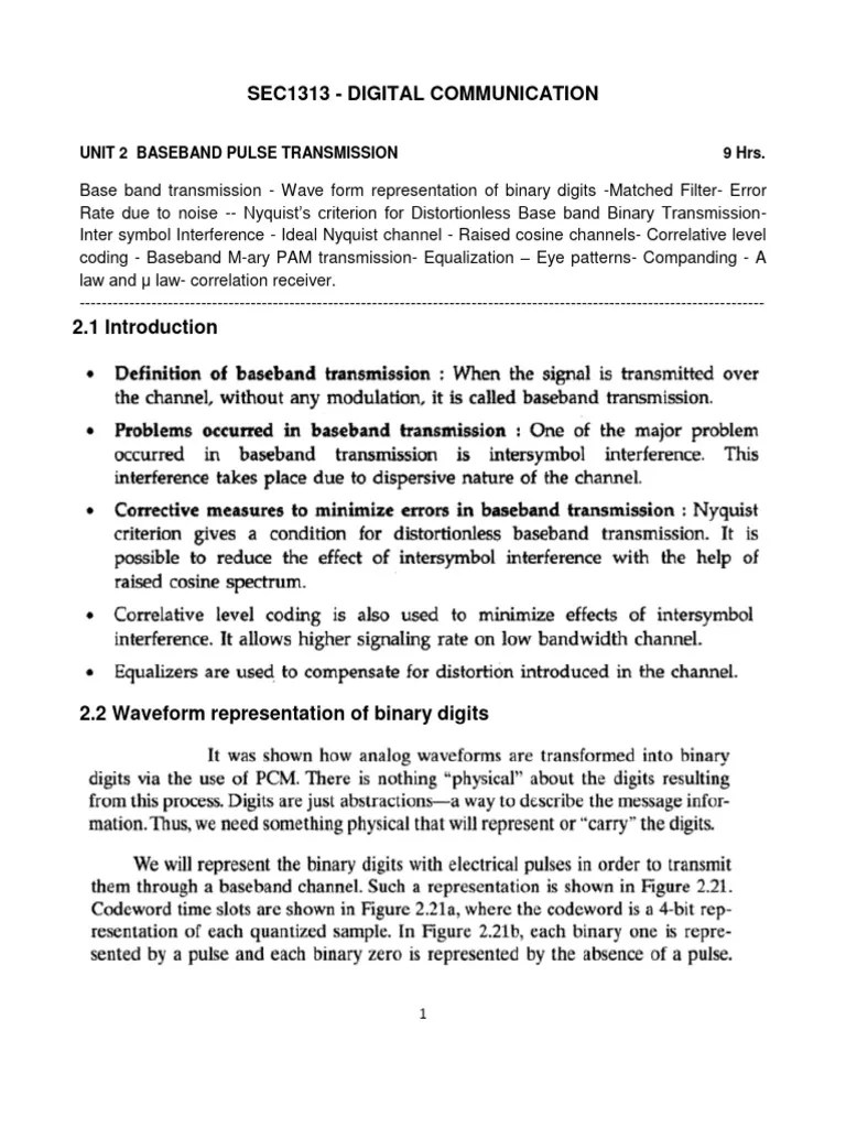 Unit 2 | PDF | Modulation | Telecommunications Engineering