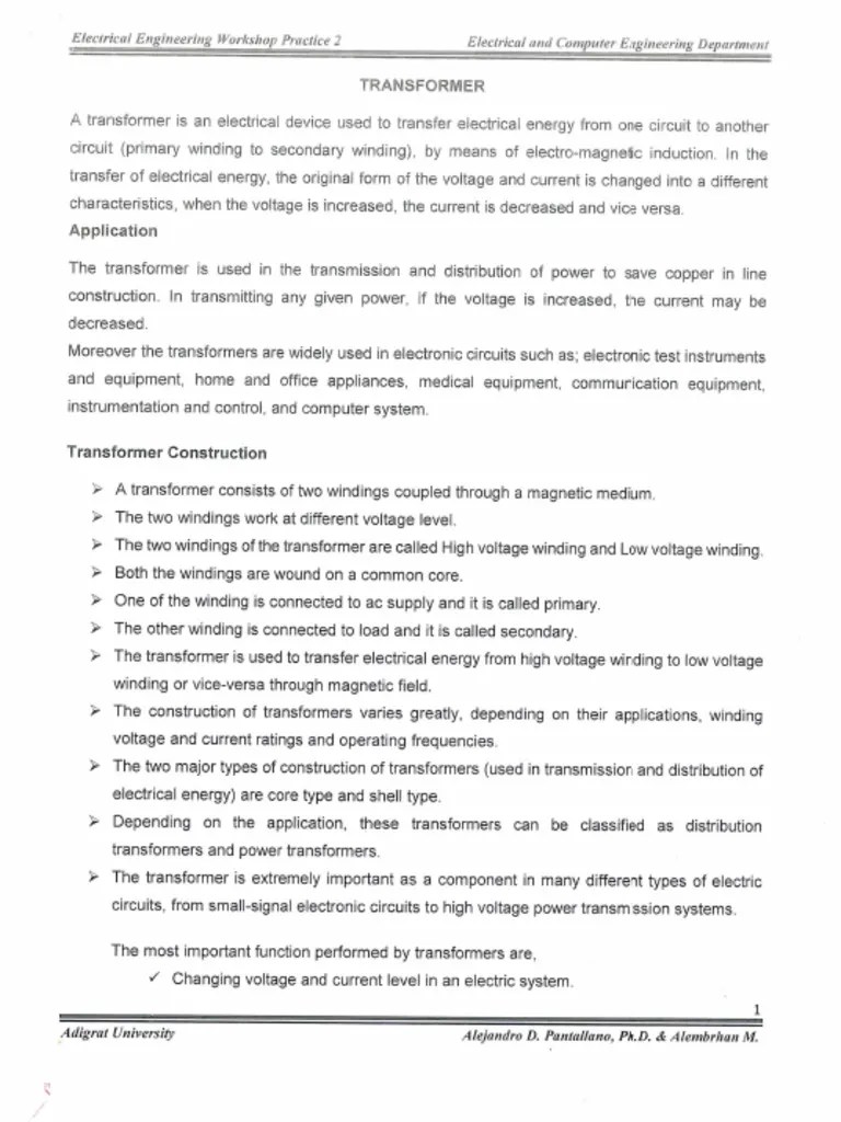 Transformer Design | PDF