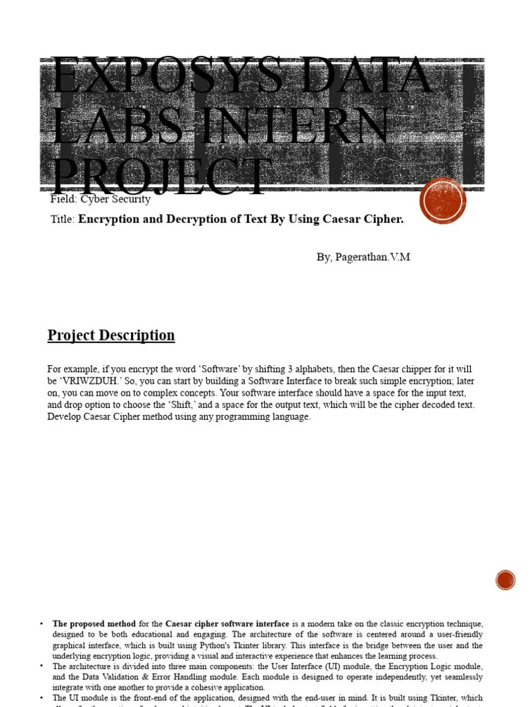 Caesar Cipher | Download Free PDF | Encryption | User Interface