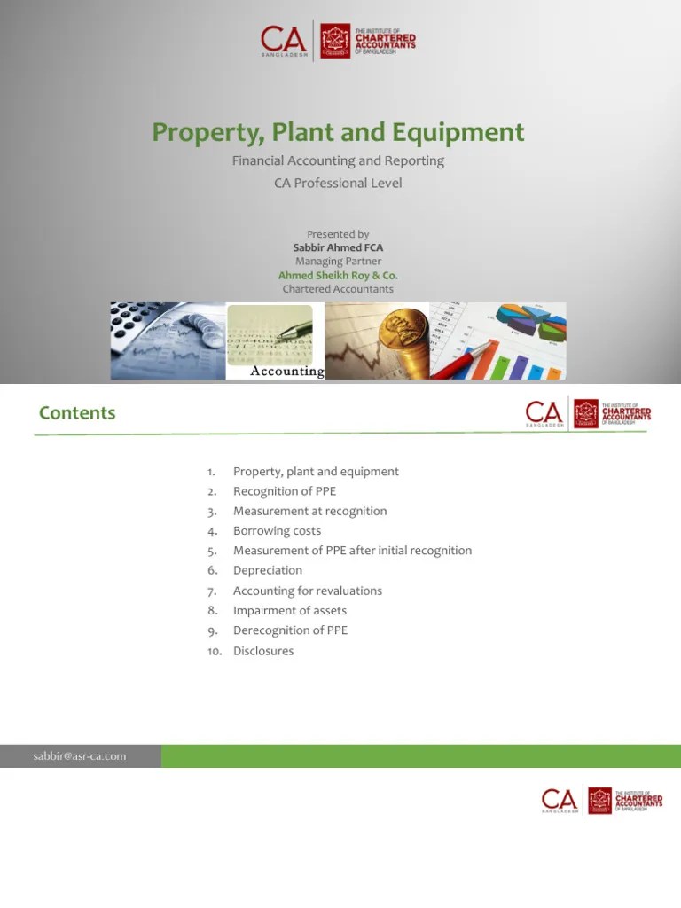 04 Property Plant And Equipment | PDF | Depreciation | Fixed Asset