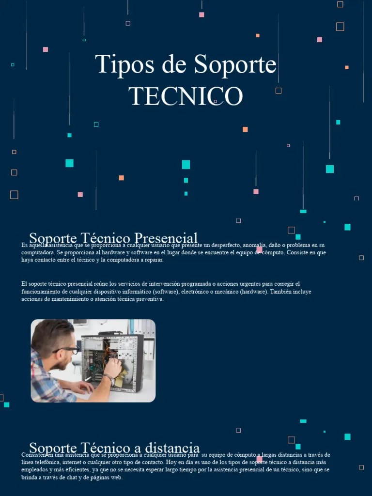 Tipos De Soporte Tecnico | PDF