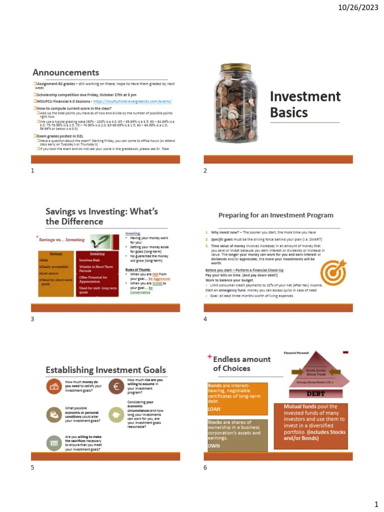 Investment Basics And Stocks | Download Free PDF | Stocks | Dividend