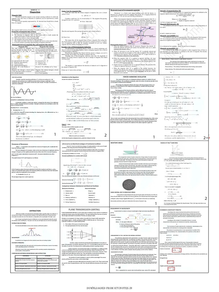 Physics 1 | PDF | Oscillation | Damping