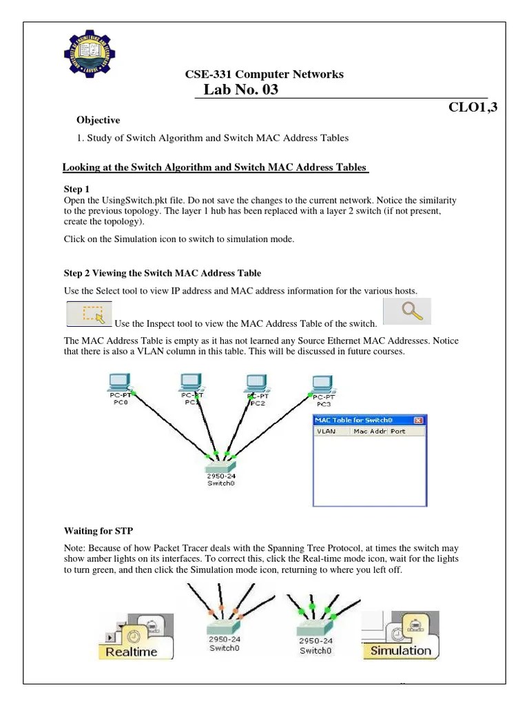 Lab-03 And 04 | PDF | Network Layer Protocols | Computer Standards