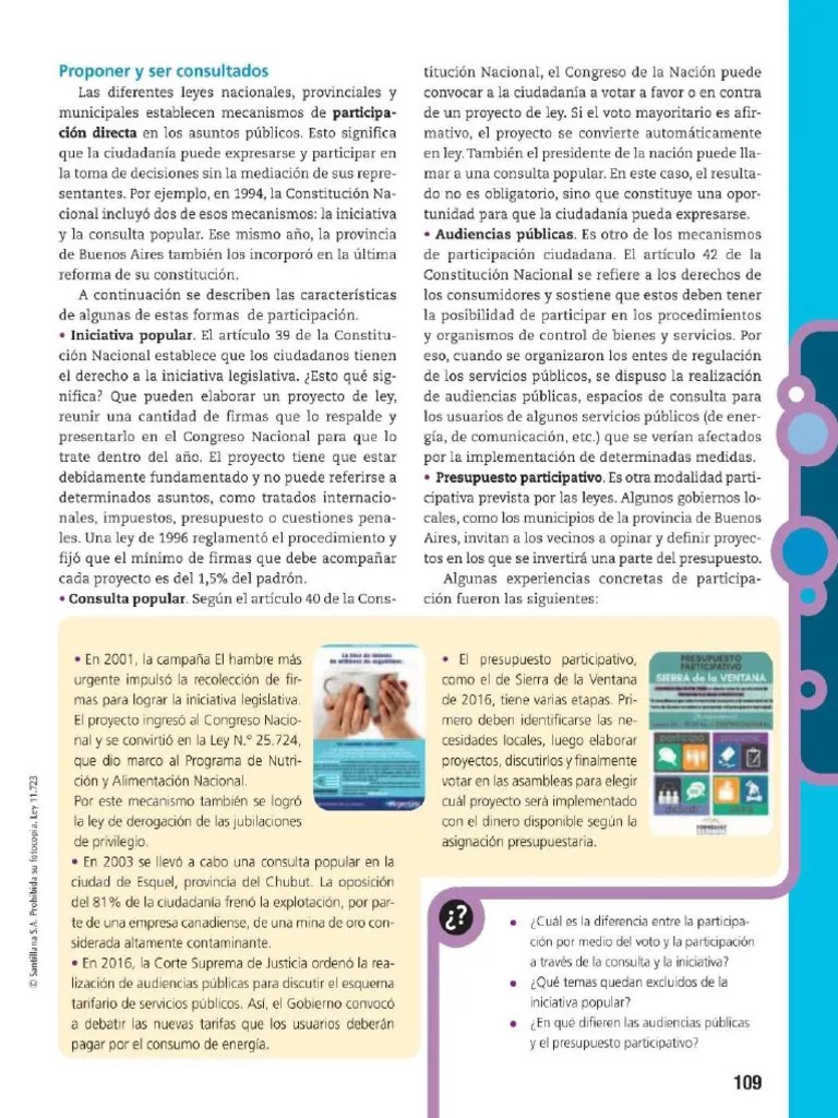 Ciudadanía Y Participación 4to 1ra 4to E 1 | PDF