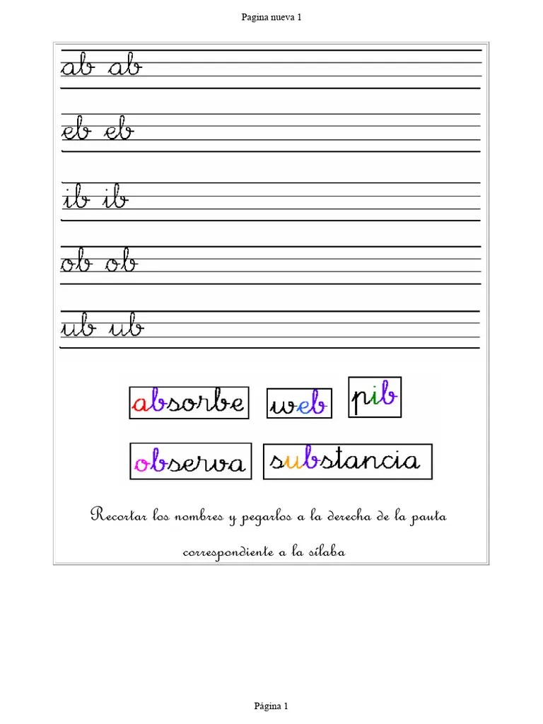 Silabas-inversas-5-anos | PDF