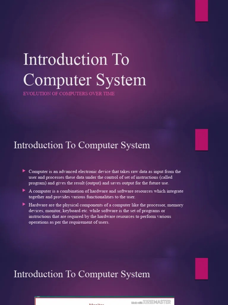 Introduction To Computer System | PDF | Integrated Circuit | Computer ...