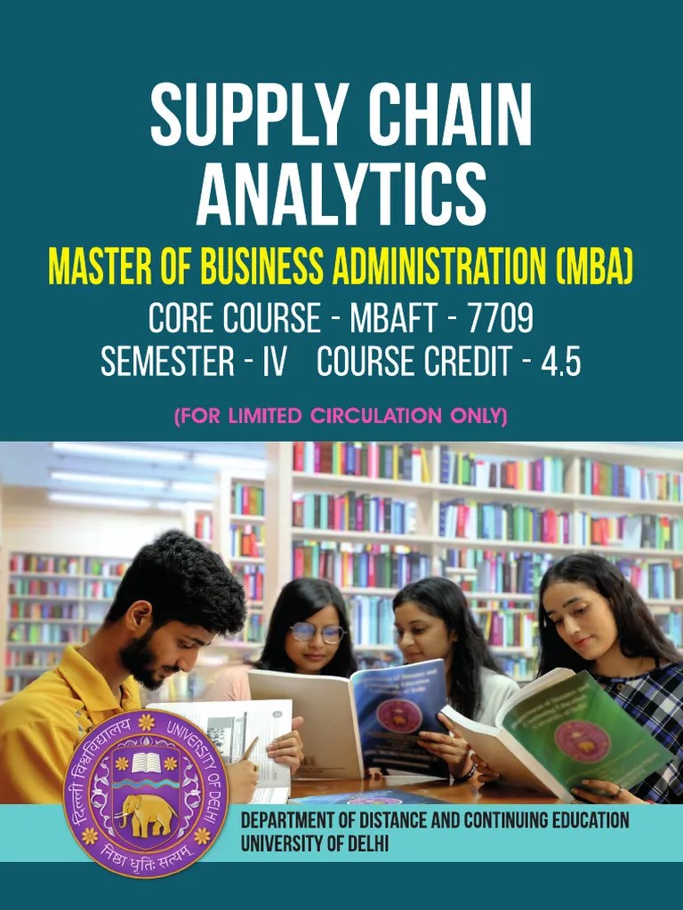 7709 - Supply Chain Analytics | PDF | Analytics | Predictive Analytics