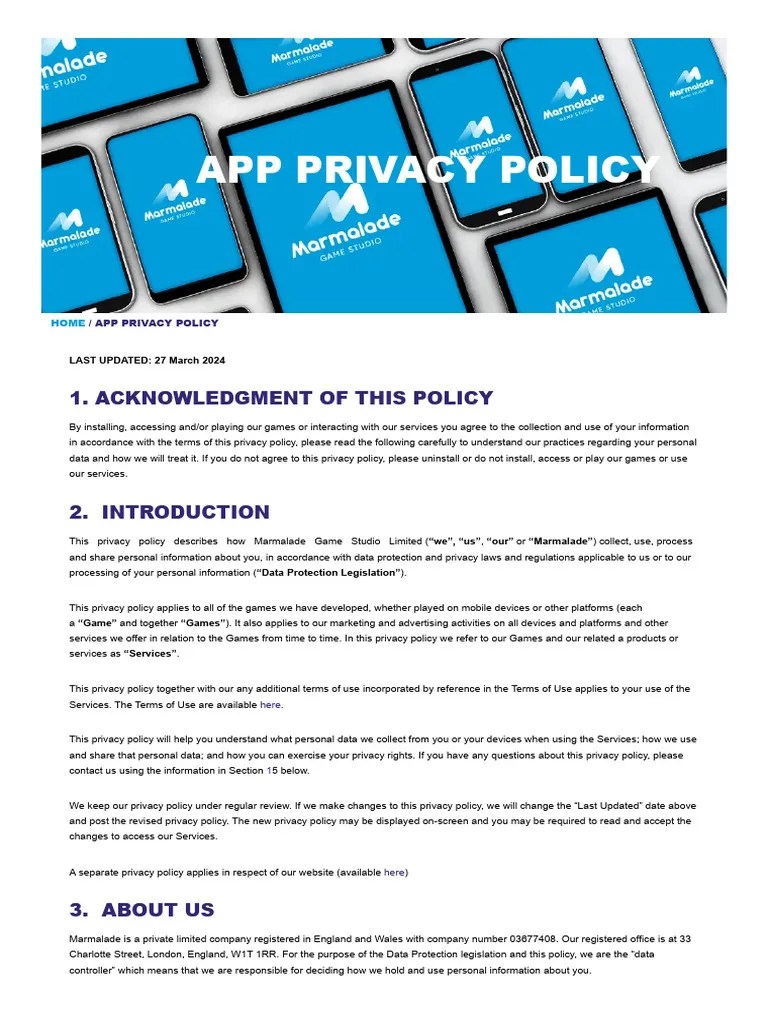 App Privacy Policy | PDF | I Cloud | Mobile App