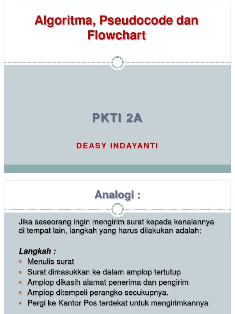 Pengenalan Algoritma Dan Flowchart | PDF