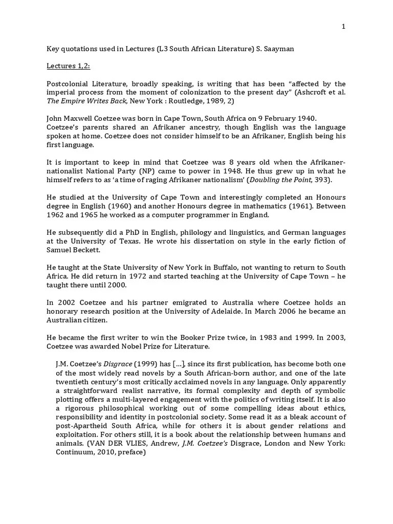 Key Quotations | PDF