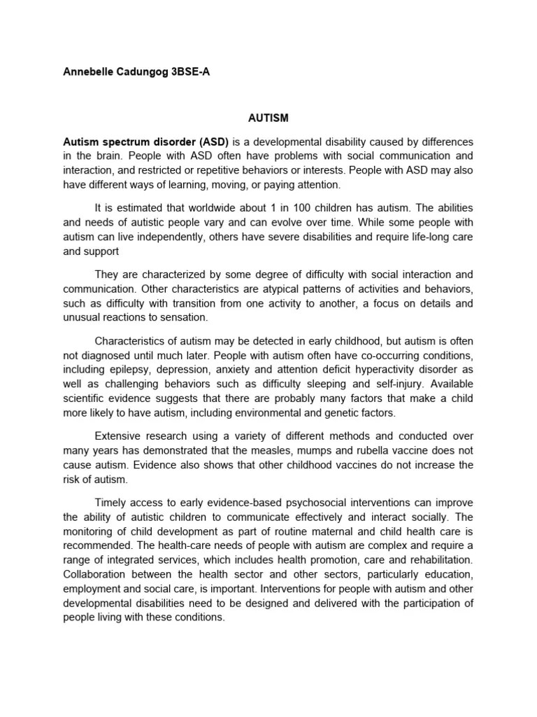 Autism And Prader Willi Syndrome | PDF | Autism Spectrum | Mental Disorder