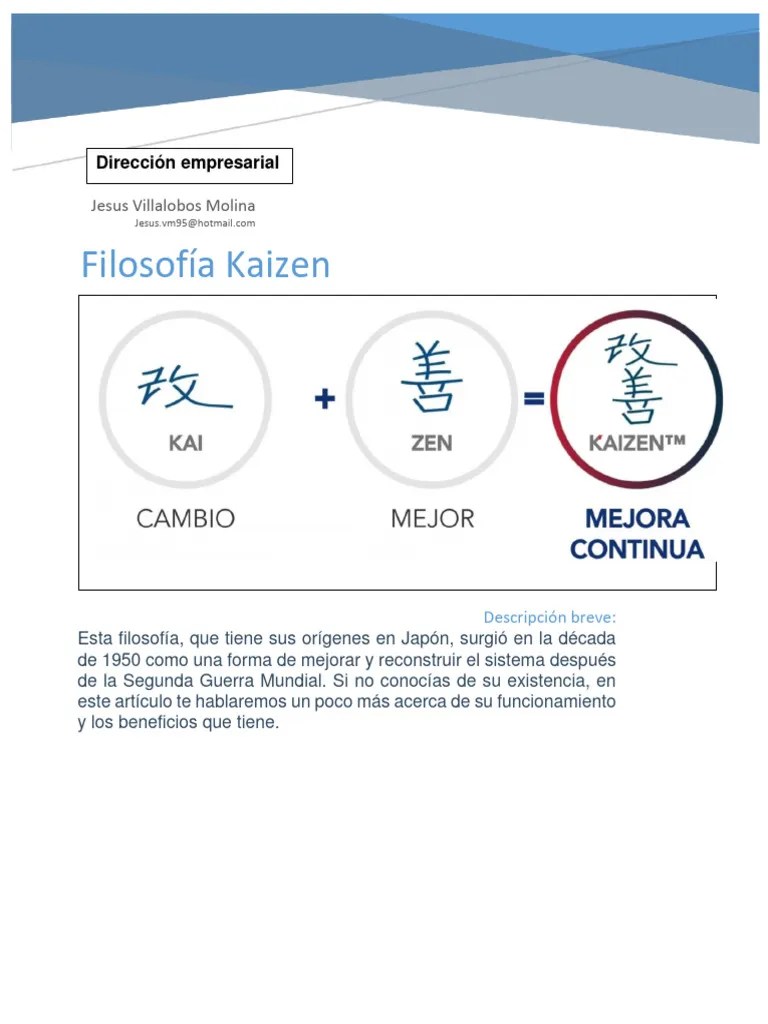 Qué Es El Método Kaizen | PDF | Business | Economias