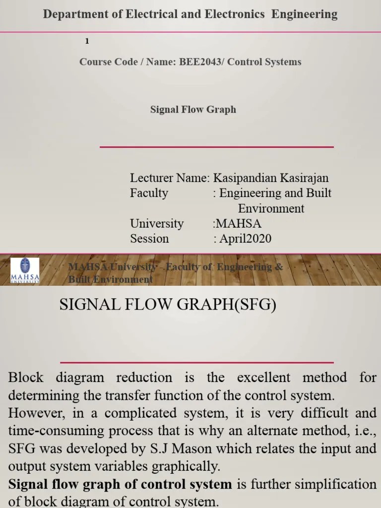 Signal Flow Graph | PDF | Mathematics | Computer Engineering