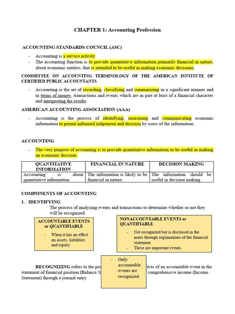 NOTES In CFAS | PDF | Accounting | International Financial Reporting ...