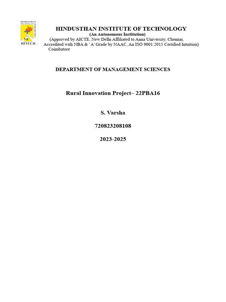Varsha Final Project Final Remaster Pdf Ethanol Indian Cuisine