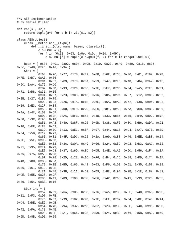 Aes | Download Free PDF | Algorithms | Computer Security