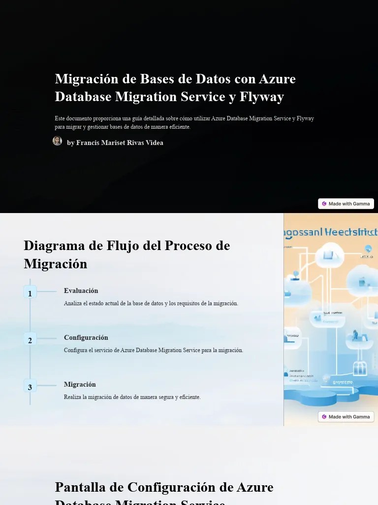 Migracion De Bases De Datos Con Azure Database Migration Service Y Flyway | PDF | Bases De Datos ...