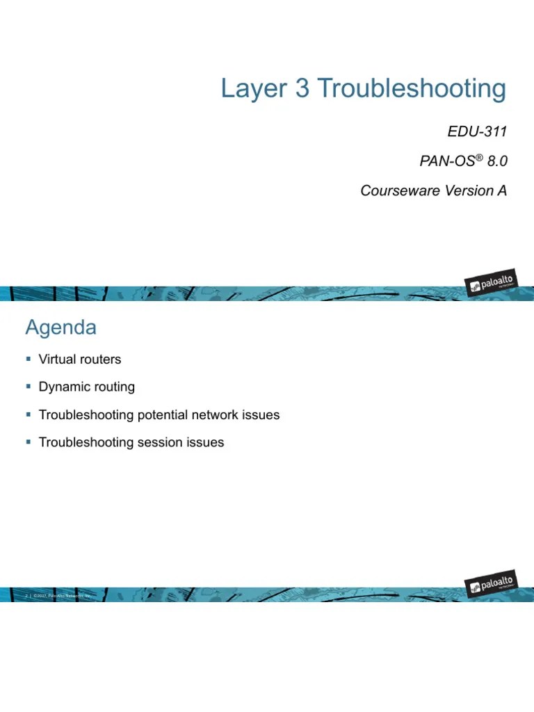 EDU-311-80a-MOD-05-Layer-3 | PDF | Transmission Control Protocol | Routing