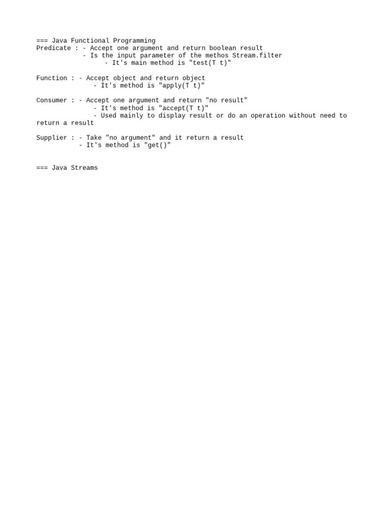 Java Functional Programming | PDF