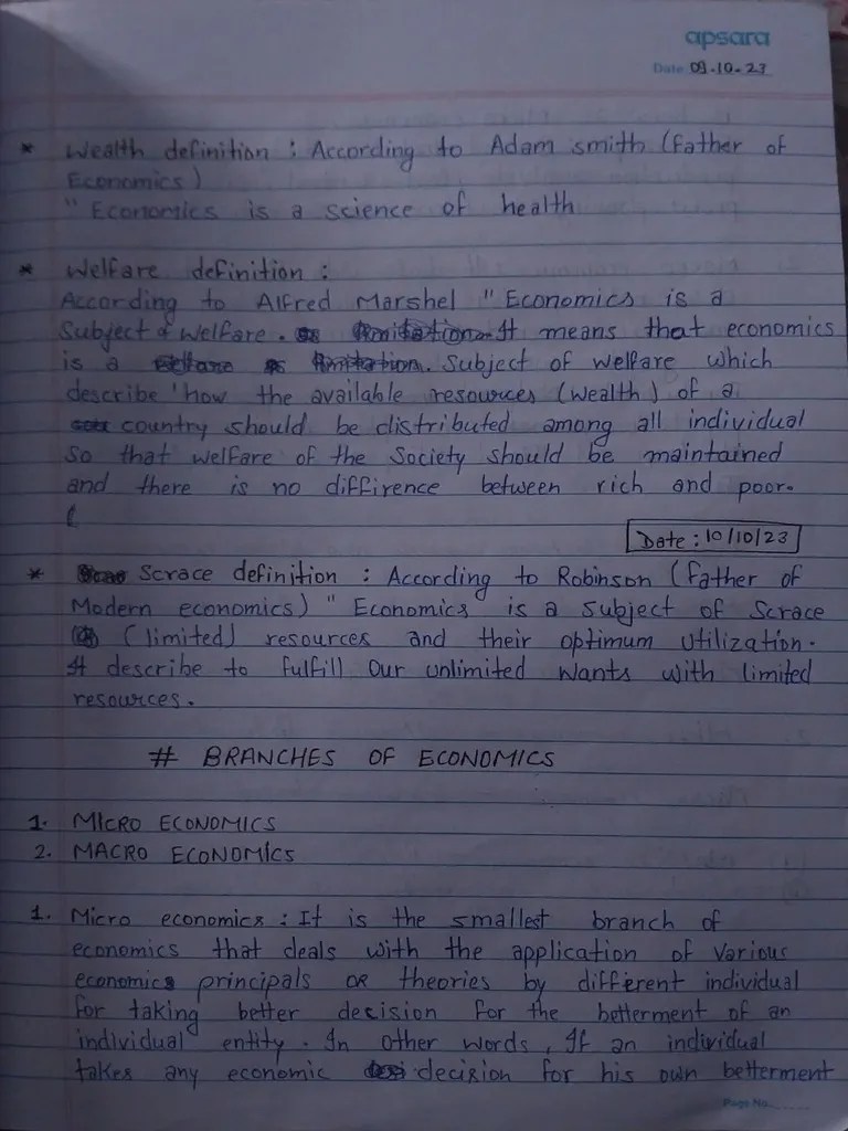 Micro Economics Notes | PDF