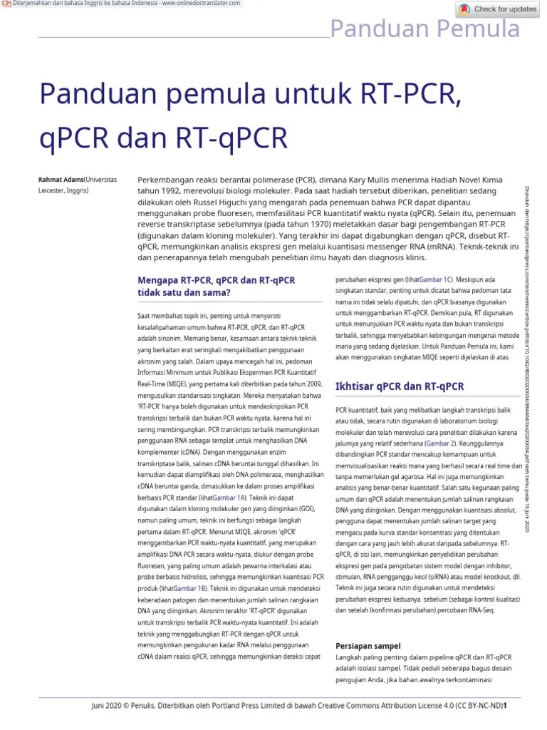 A_beginners_guide_to_RT-PCR_qPCR_and_RT-qPCR.en.id | PDF