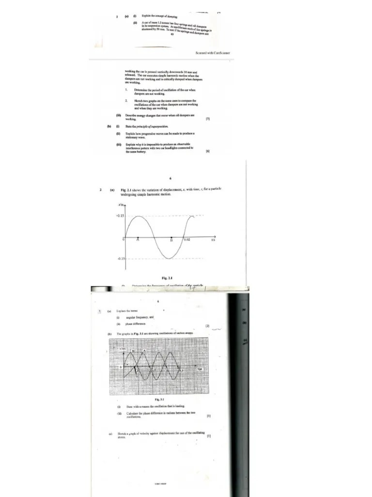 Oscillation And Waves | PDF