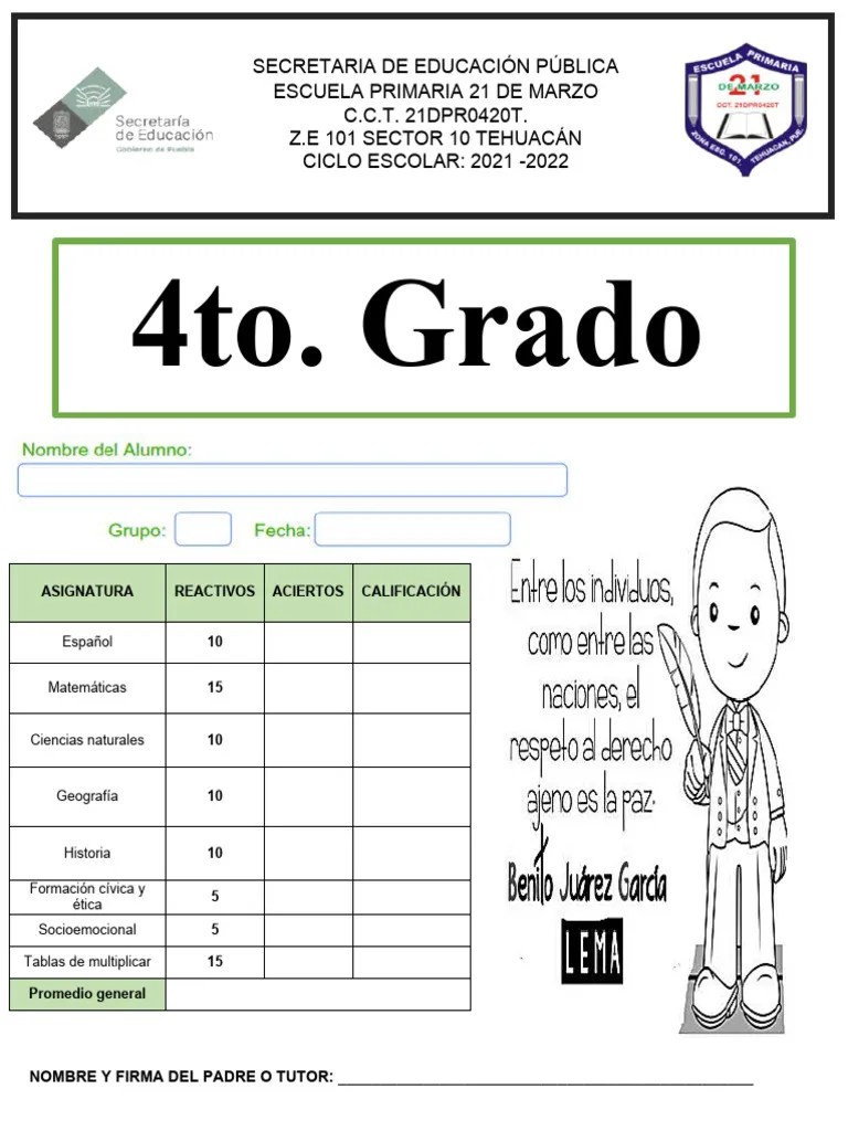 Examen 4to Grado | PDF | Los Bosques | Agua